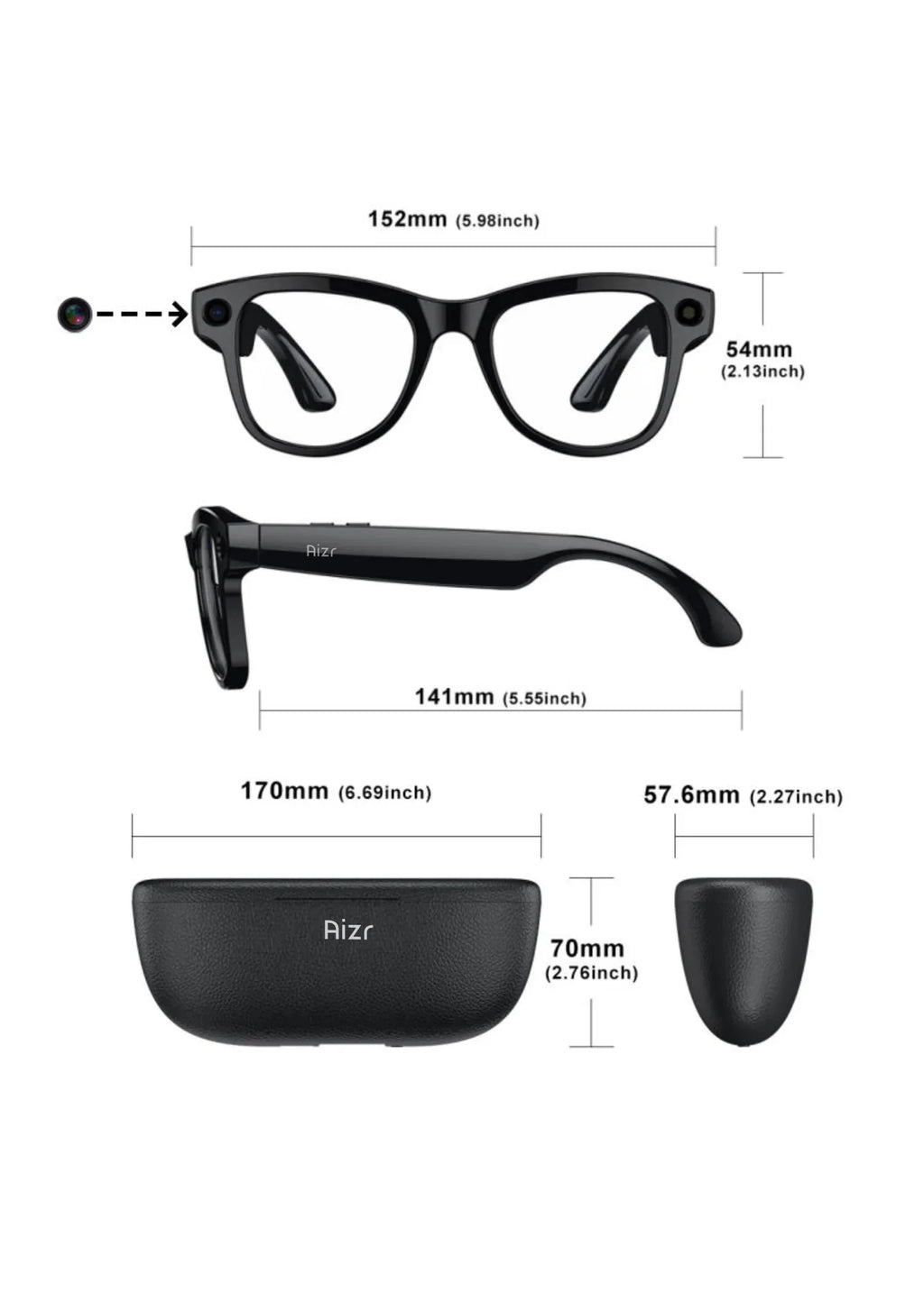 Aizr Ai Smart glasses - The Optical Company