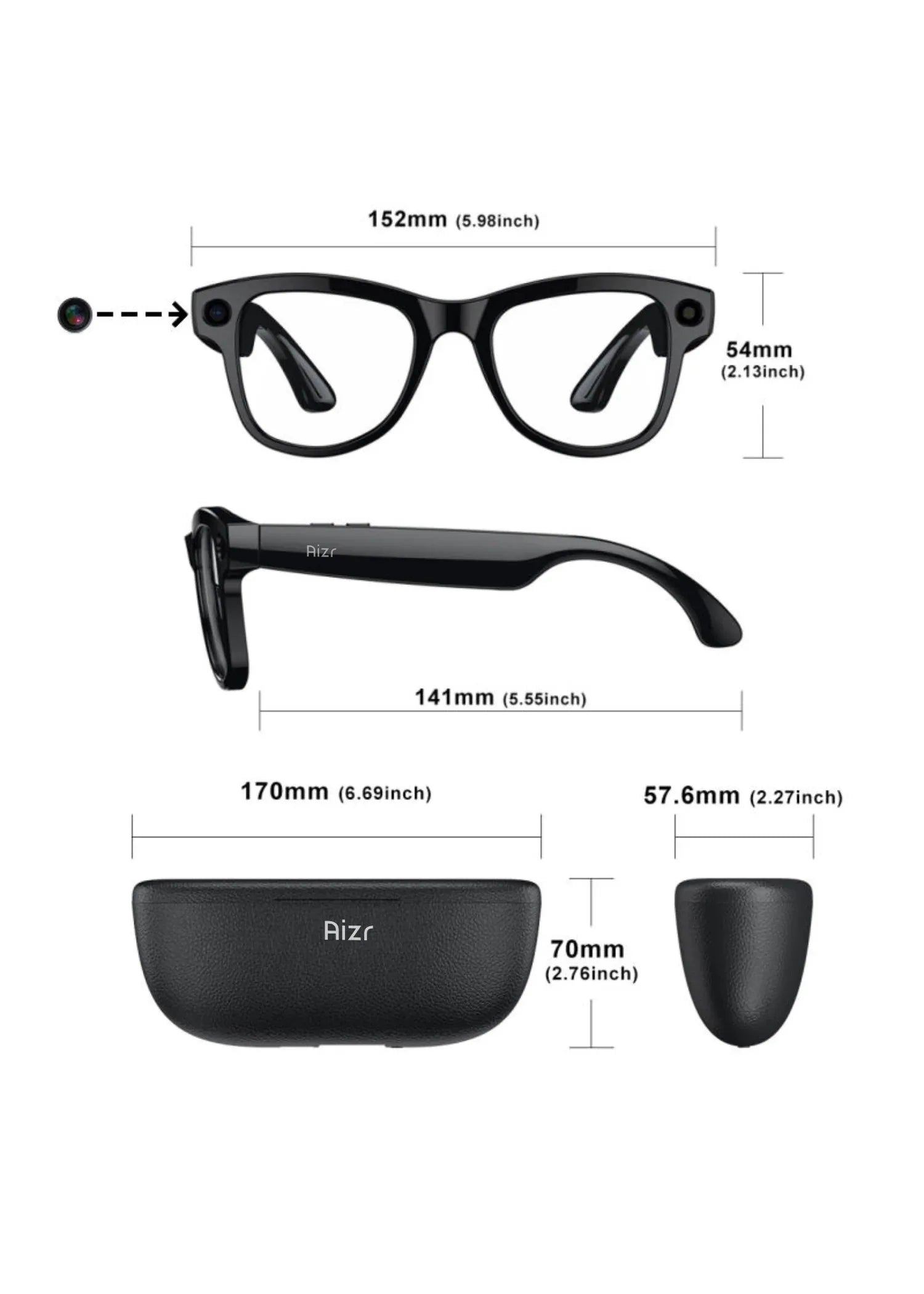 Aizr Ai Smart glasses - The Optical Company